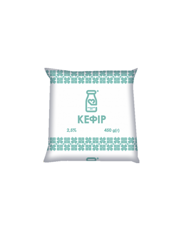 Кефір 2,5% МОЛОЧНИЙ ДАР, 450г